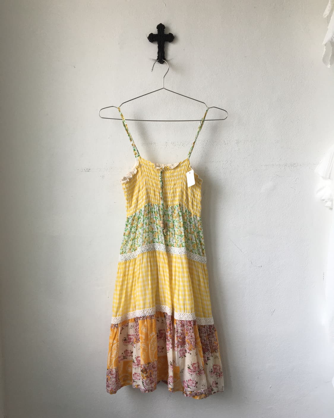 Patch work layer sleeveless onepiece 상품이미지1