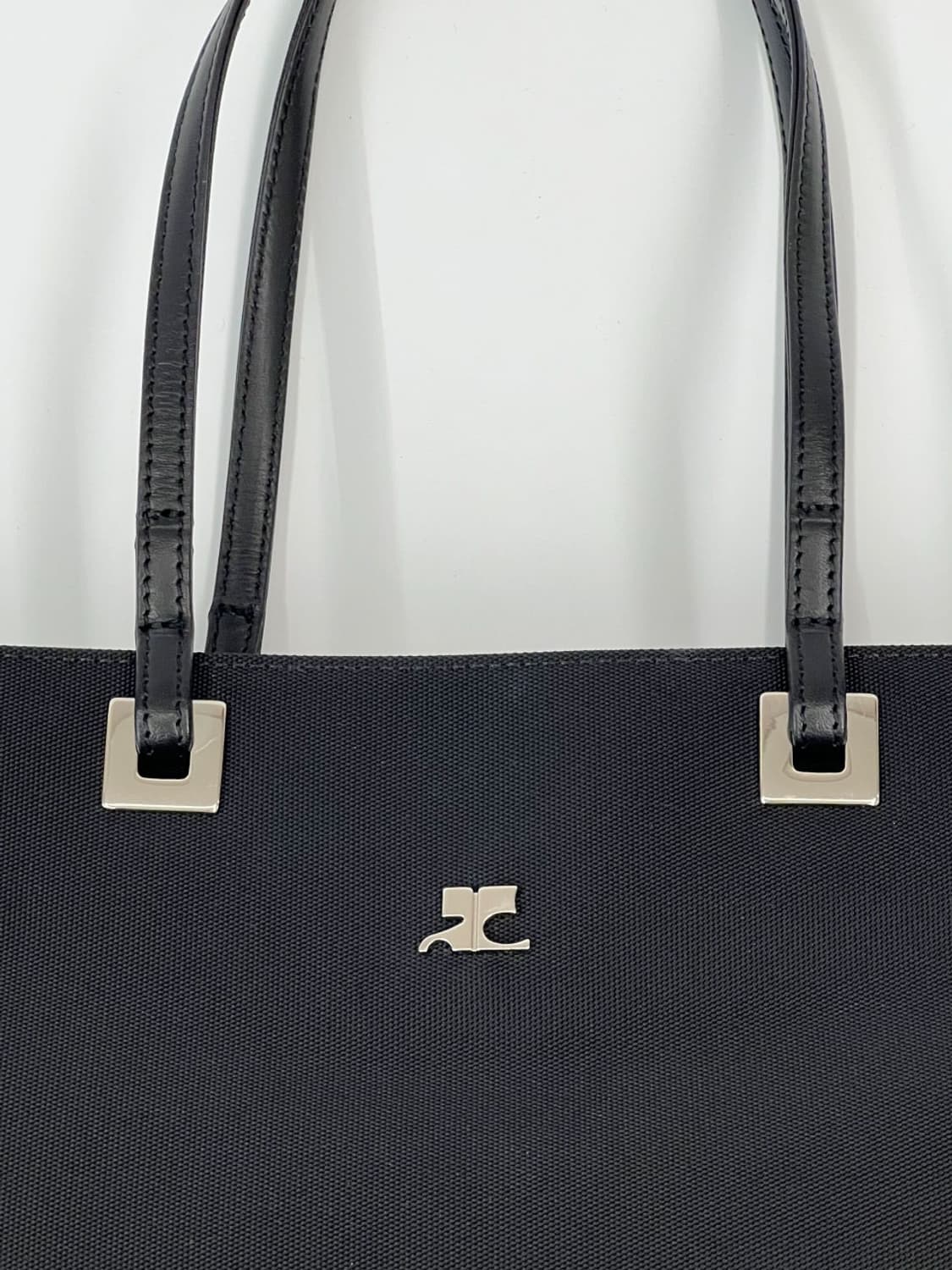courreges / 꾸레쥬 블랙 패브릭 숄더백 상품이미지8