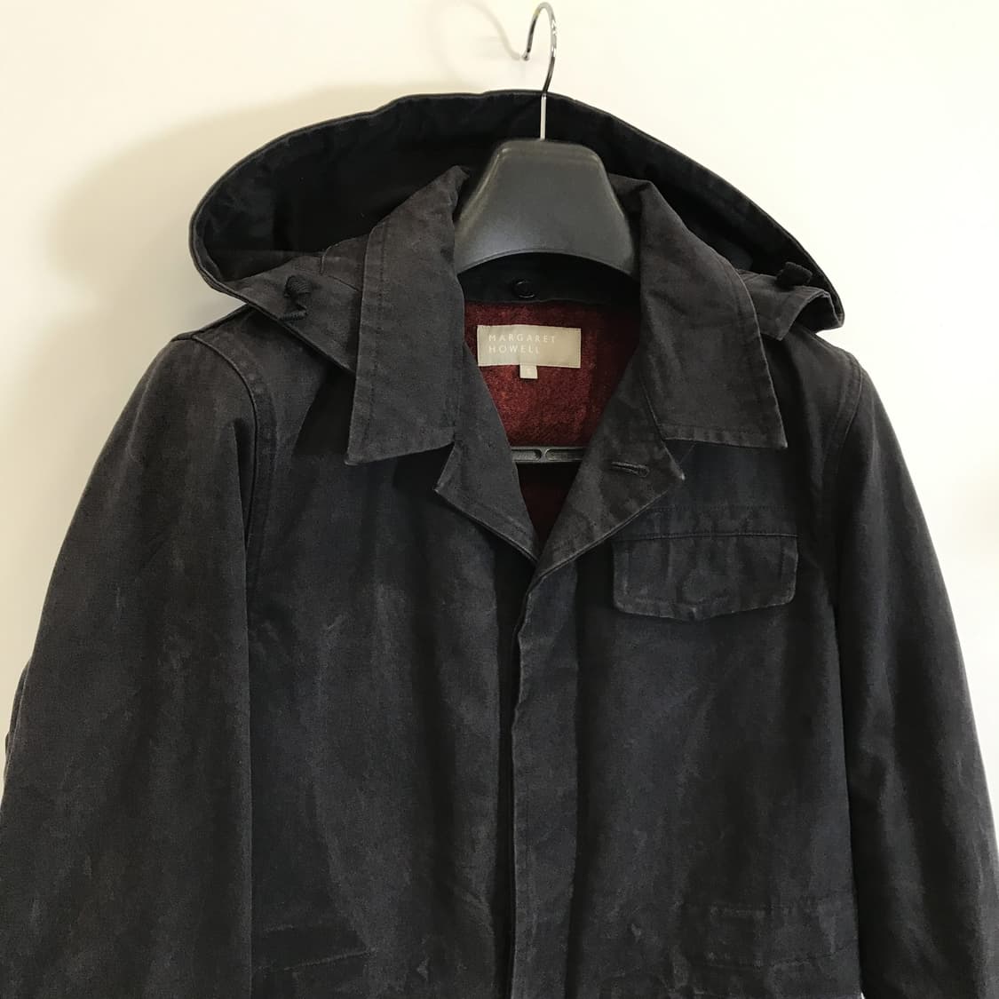 마가렛호웰 가먼트워싱 후드 코트 [S] 상품이미지2