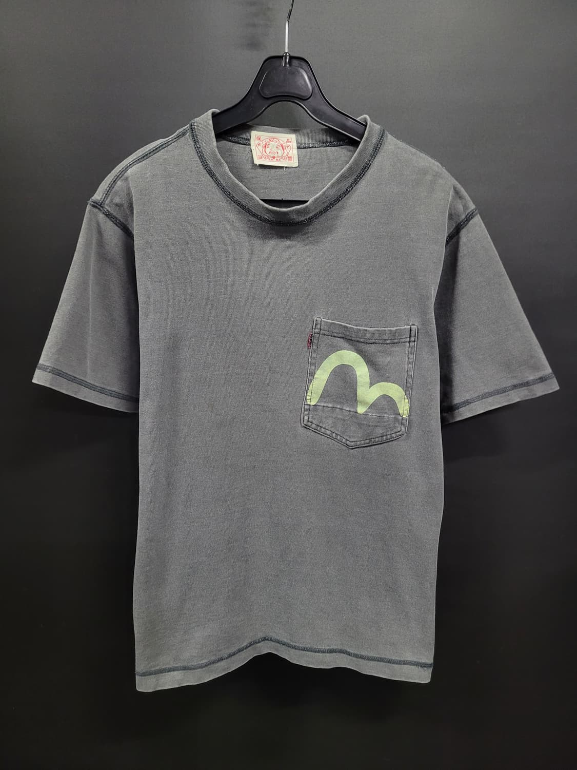 EVISU 에비수 초빈티지 포켓 로고 셔츠 상품이미지1