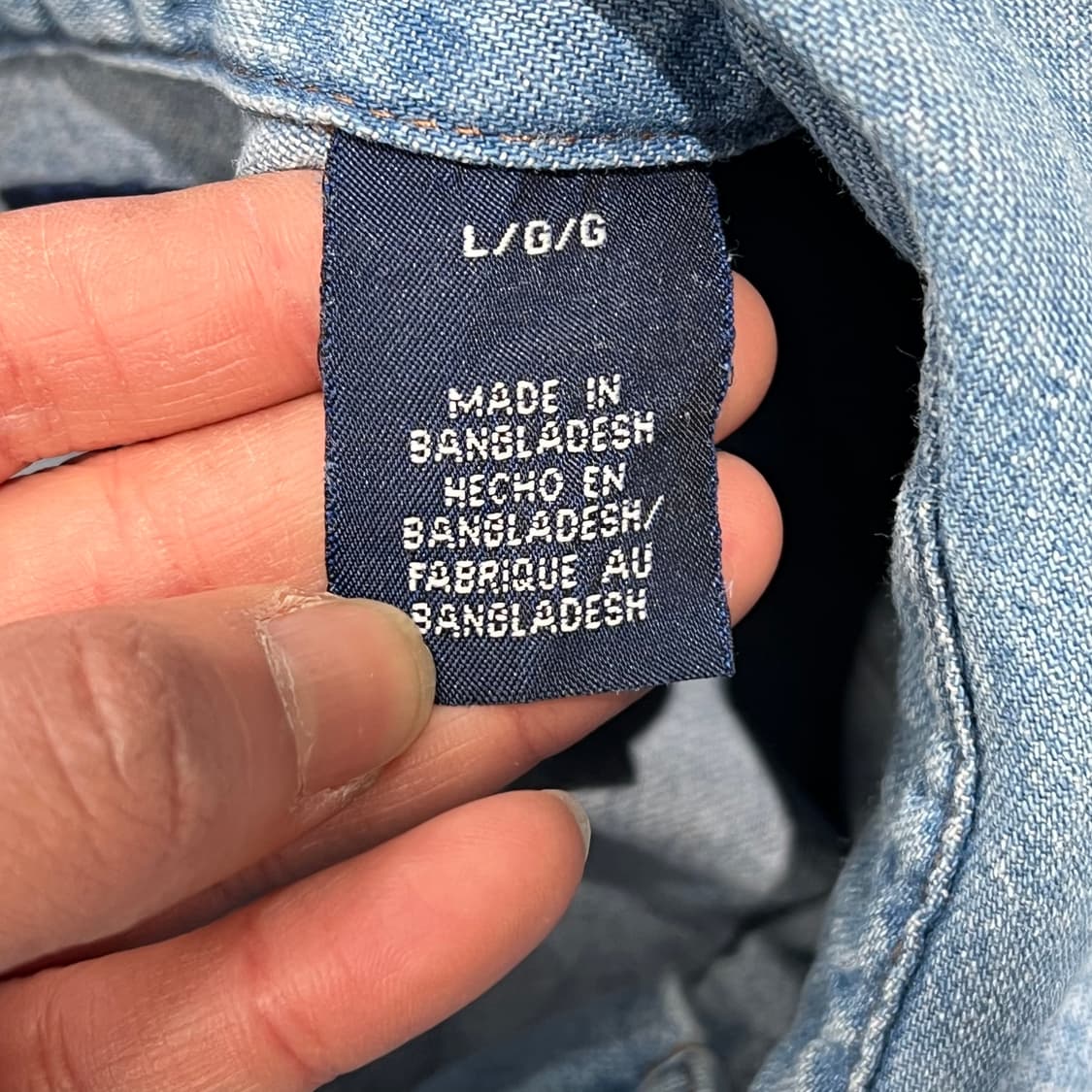 랭글러 워크 데님셔츠 s09113 상품이미지7