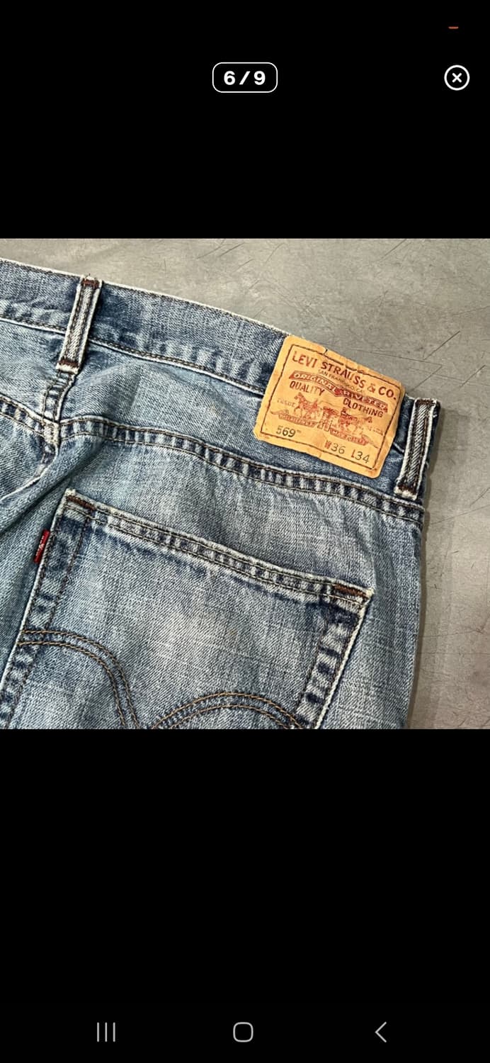 리바이스569 데님팬츠 y15216 상품이미지6