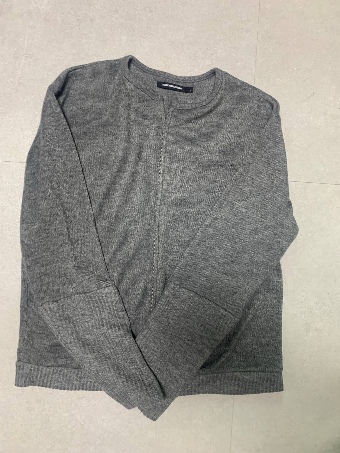 해칭룸 가디건 Layer Cardigan M.Grey L 사이즈 상품이미지2