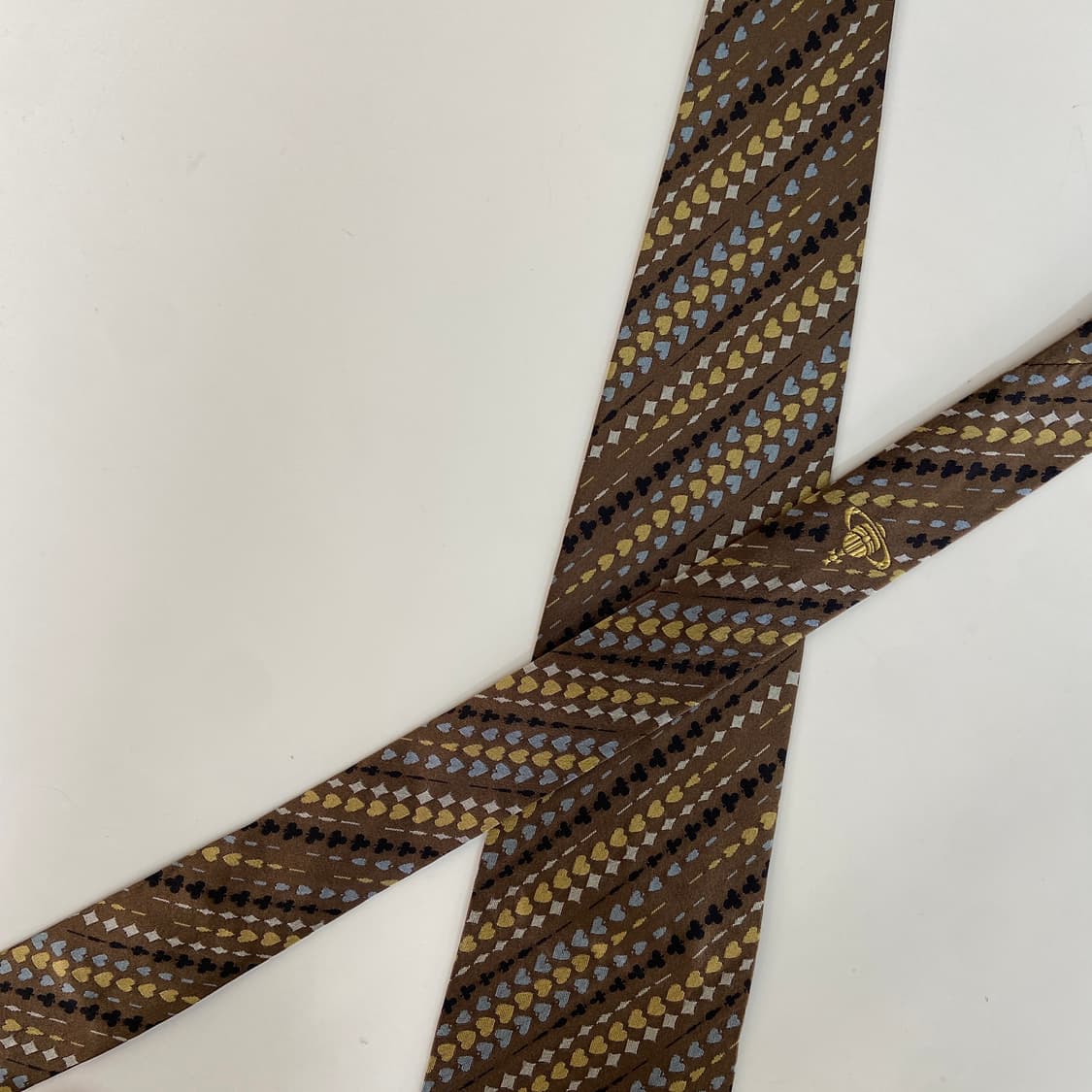 비비안웨스트우드 심플로고 정품 명품 넥타이(Vivienne)8.4cm 상품이미지4