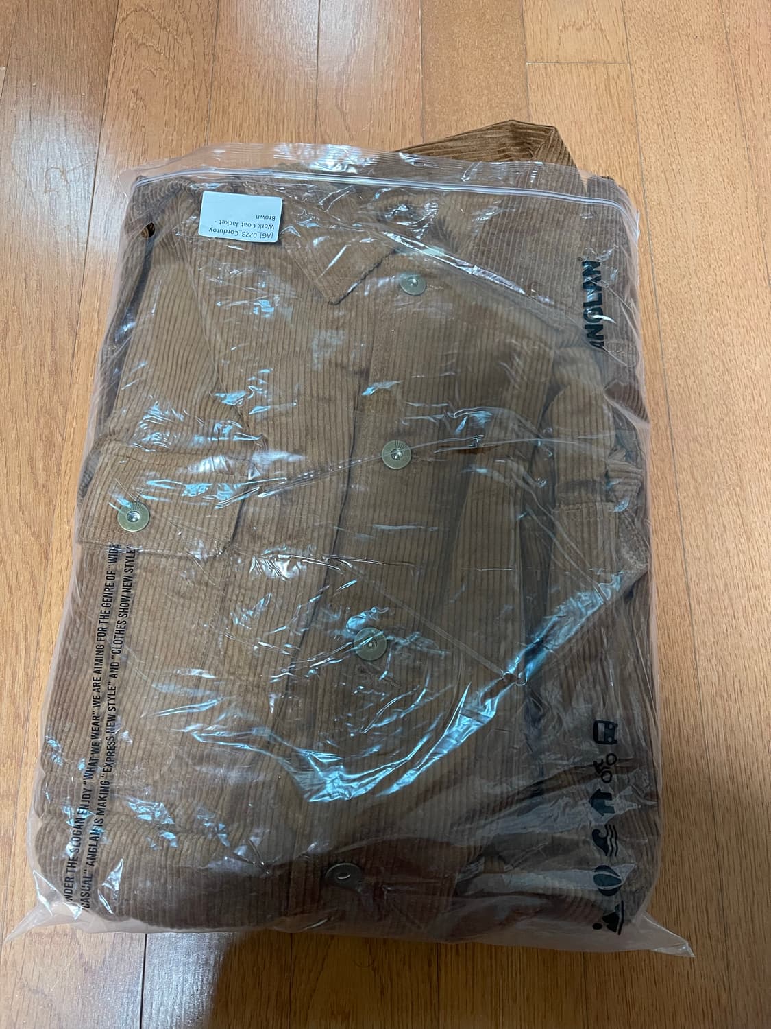 앵글런 Anglan Corduroy Work Coat Jacket  상품이미지5