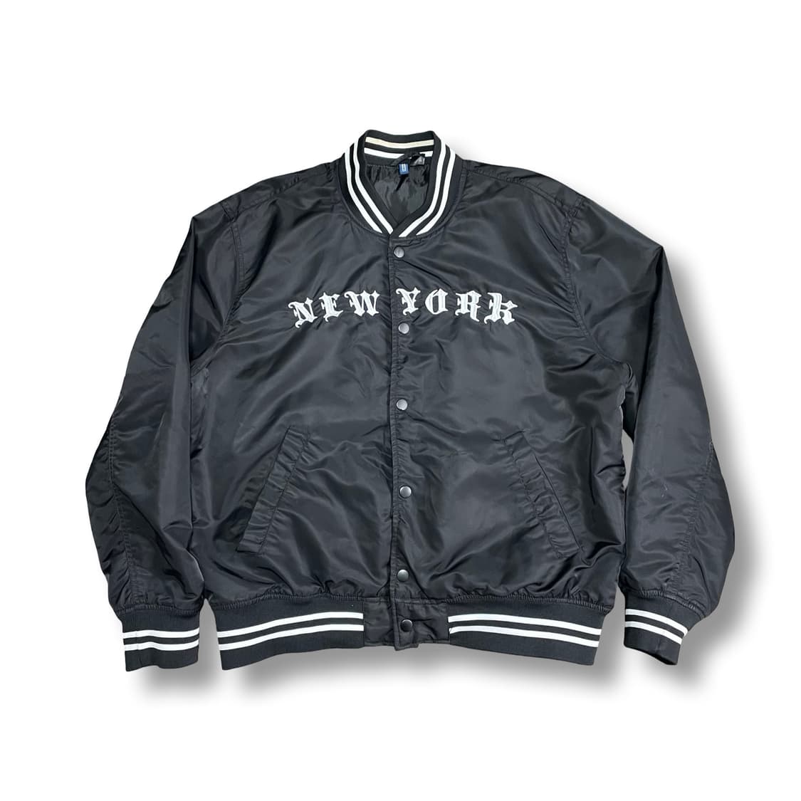 [XL] 뉴욕 레터링 봄버 바시티 자켓 상품이미지2