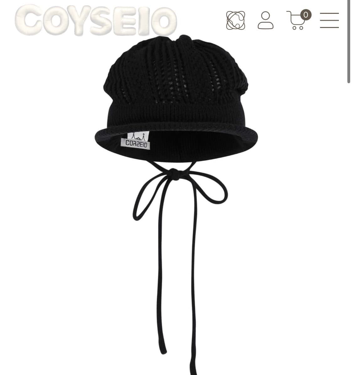 코이세이오 크로셋 비니 블랙 상품이미지1