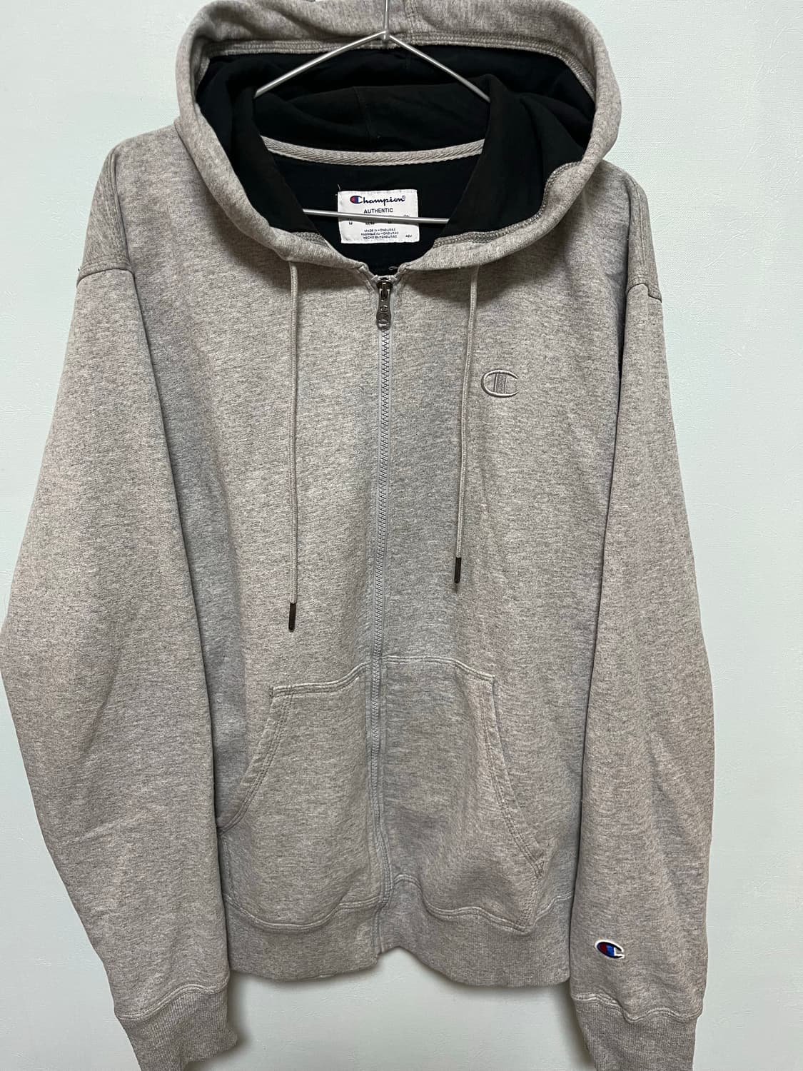챔피온 회색 후드집업 M 상품이미지1