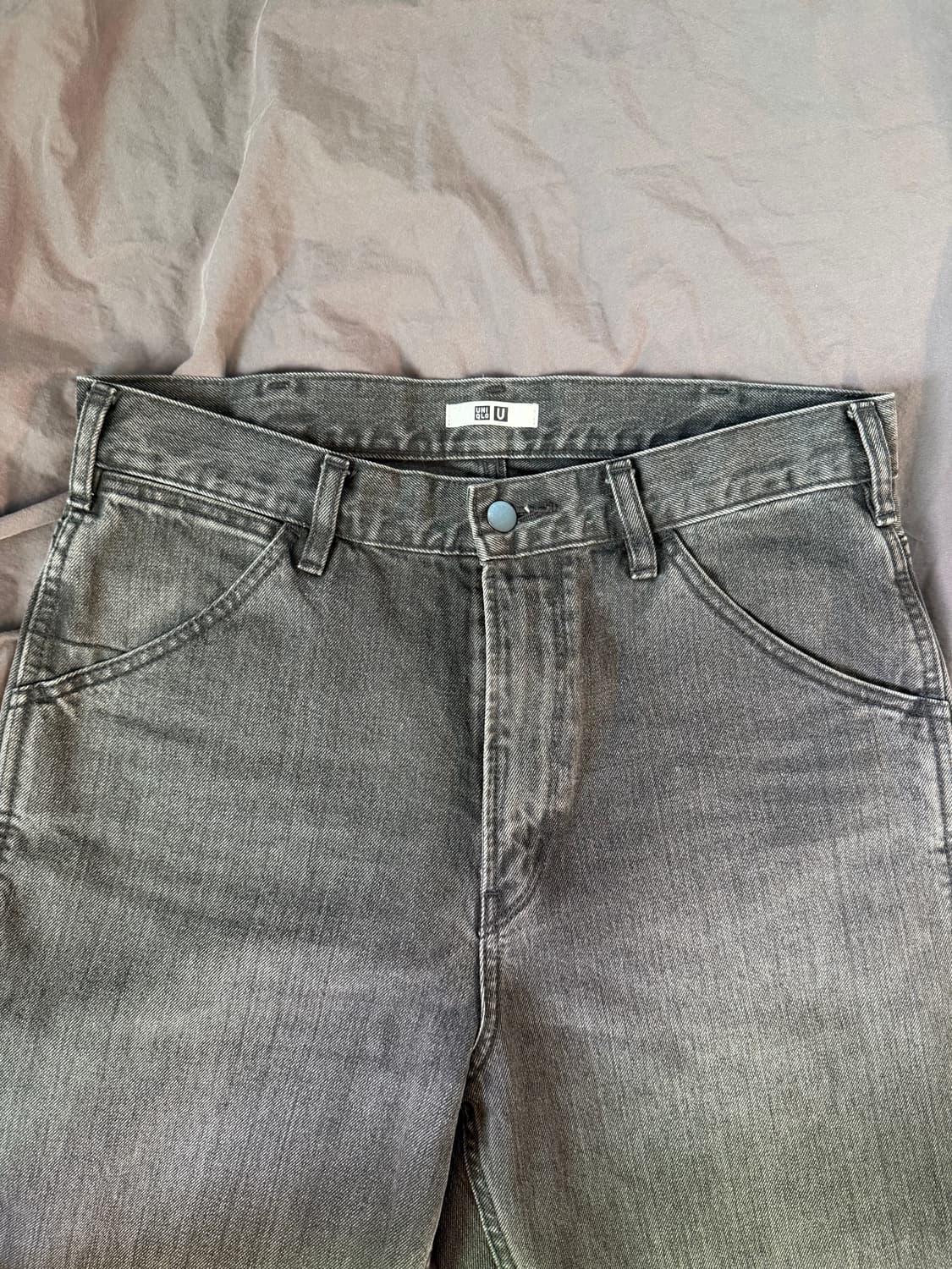 유니클로 흑청 데님  상품이미지1