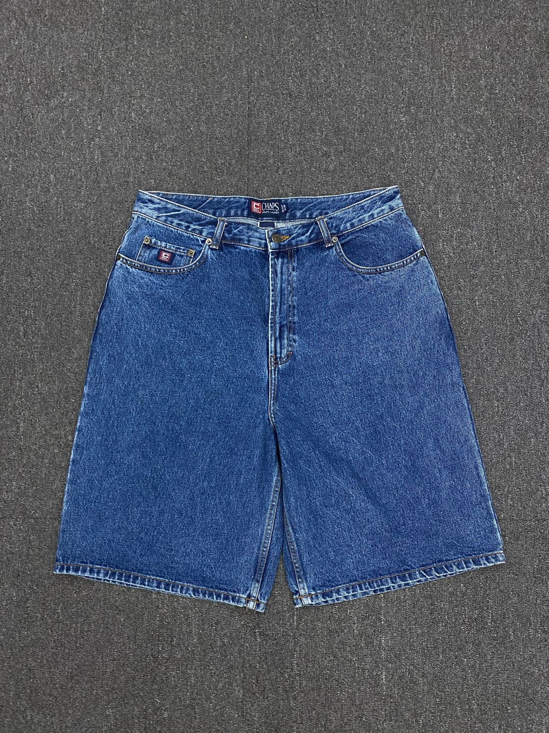 90s Chaps 챕스 랄프로렌 스케이터 데님 쇼츠 상품이미지2