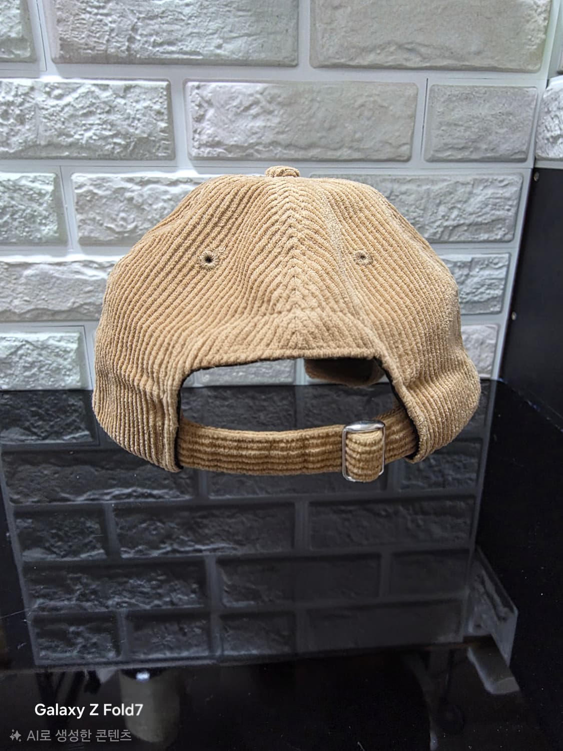 타미진스 코듀로이 볼캡 베이지색 상품이미지3