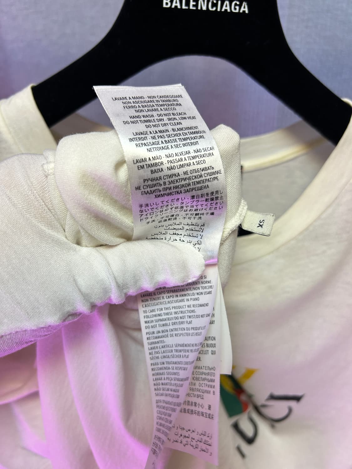 구찌 타이거 플라워 빈티지 로고 티 상품이미지8