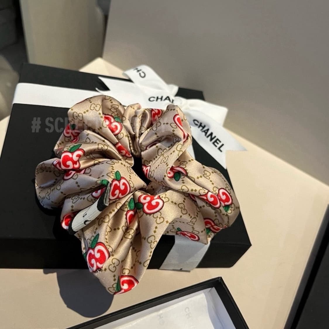 구찌 애플 더블G 헤어슈슈  상품이미지3