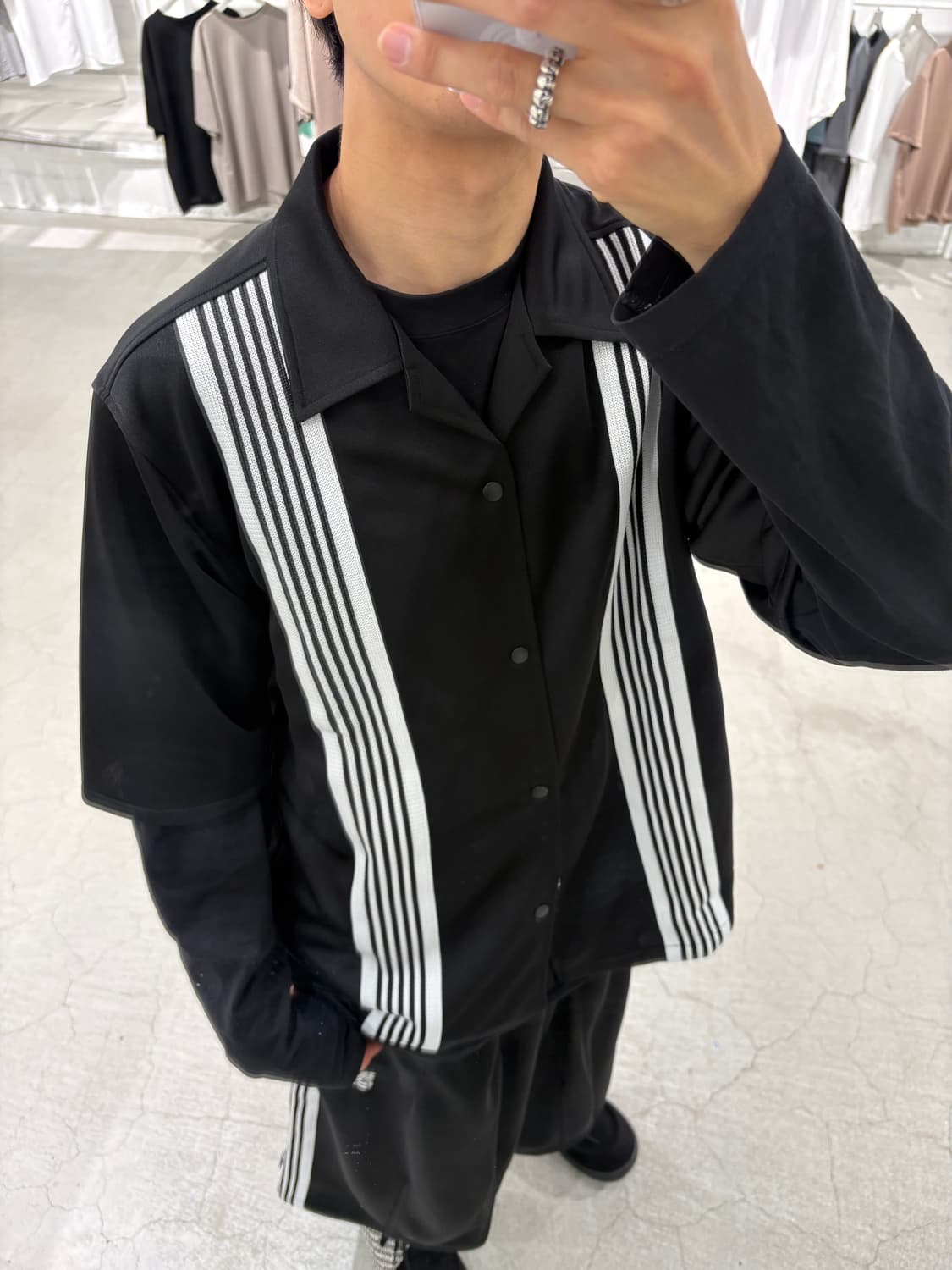 X STUDIOUS TRACK S/S shirts 트랙 셔츠 상품이미지1