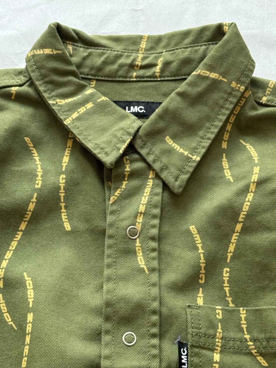 LMC WAVE FN WED SHIRT green 상품이미지2