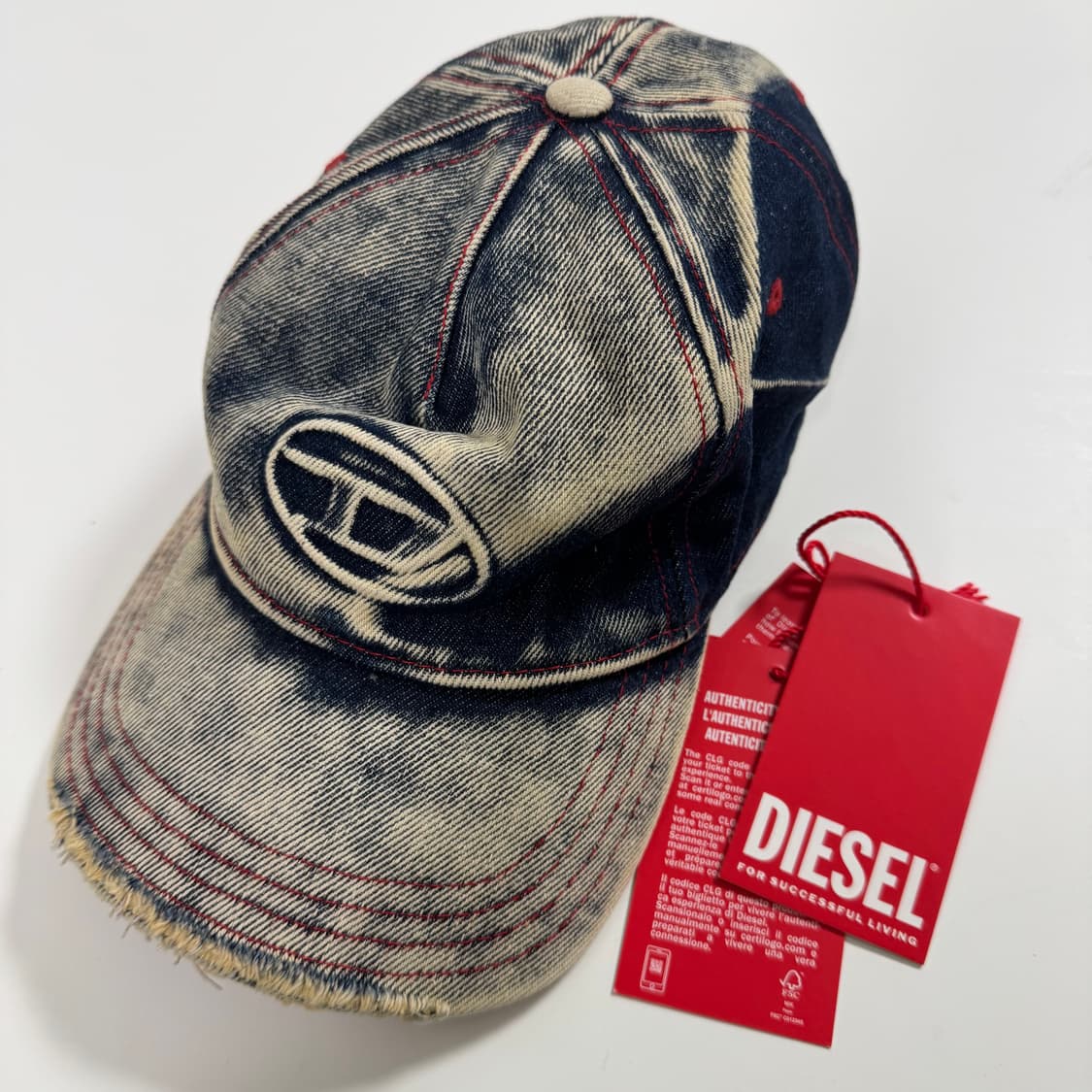 디젤 C-세이몬 데님 모자 02사이즈 상품이미지1