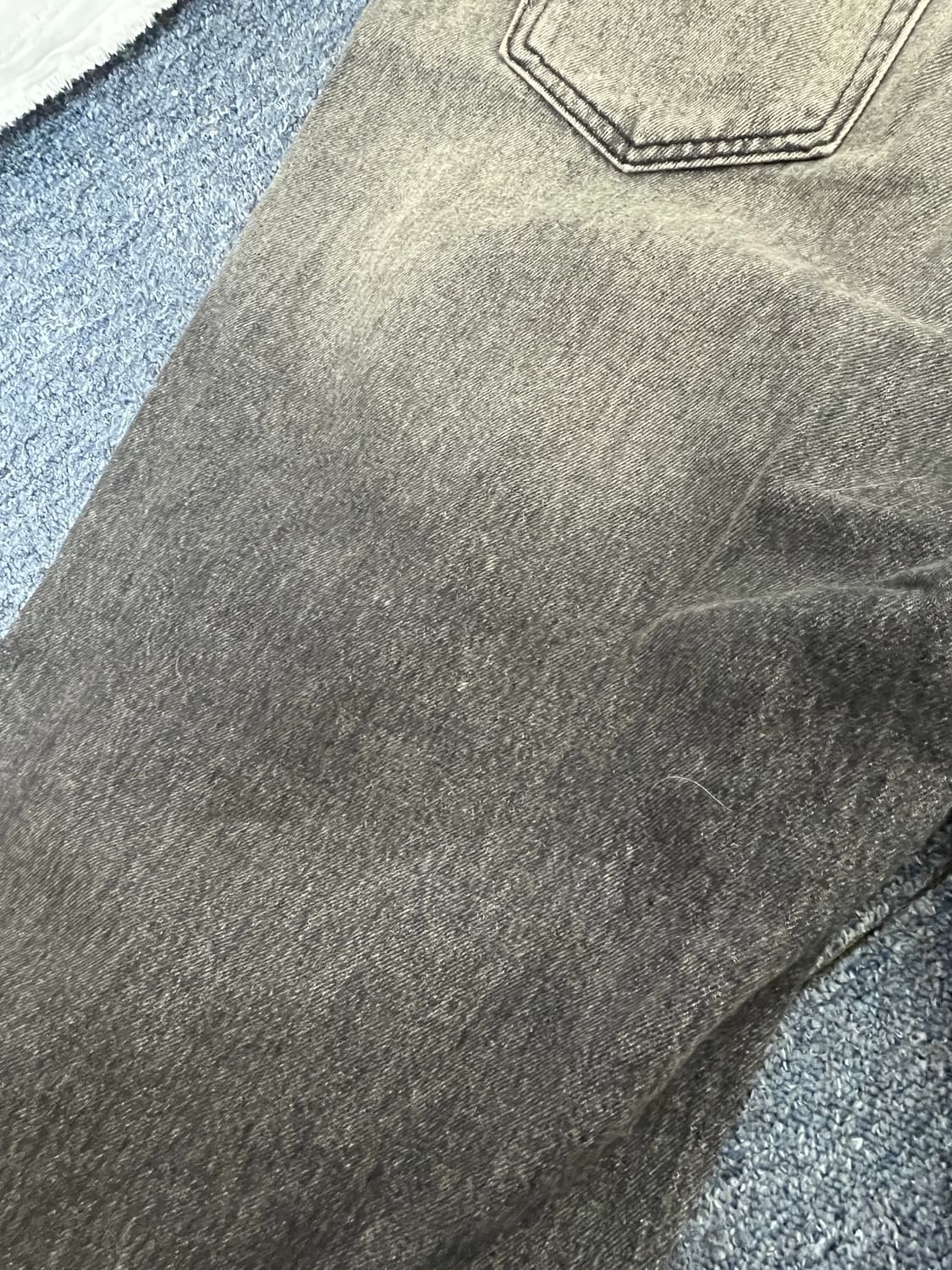 [에러스익셉티드] 커브드 데님 팬츠 상품이미지9