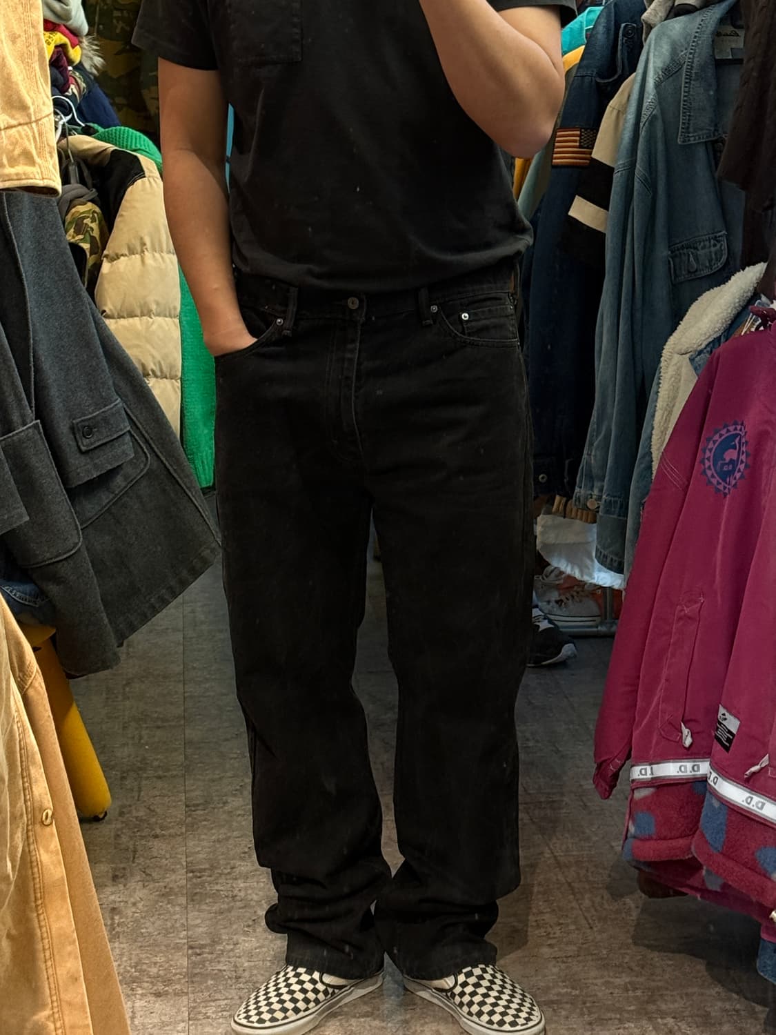 리바이스 505 흑청 40/34 레소토 상품이미지9