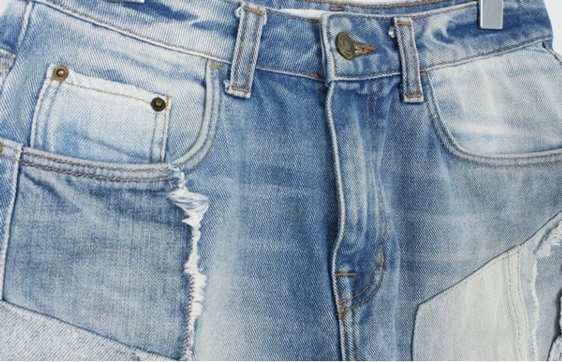 (25) ZARA 자라 패치 포인트 데님 숏 팬츠 상품이미지4
