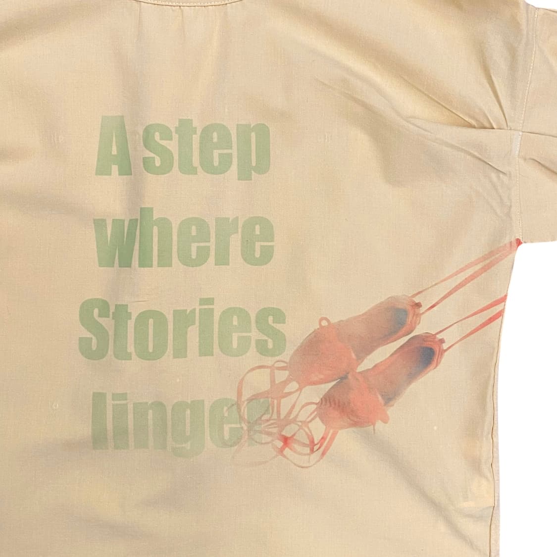 Printed Pintuck Yellow Top  상품이미지5