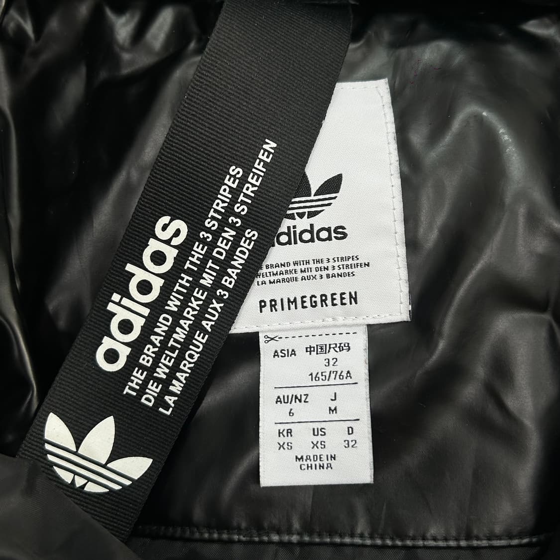 Adidas 아디다스 하이넥 백 파이어버드 블랙 패딩 상품이미지5