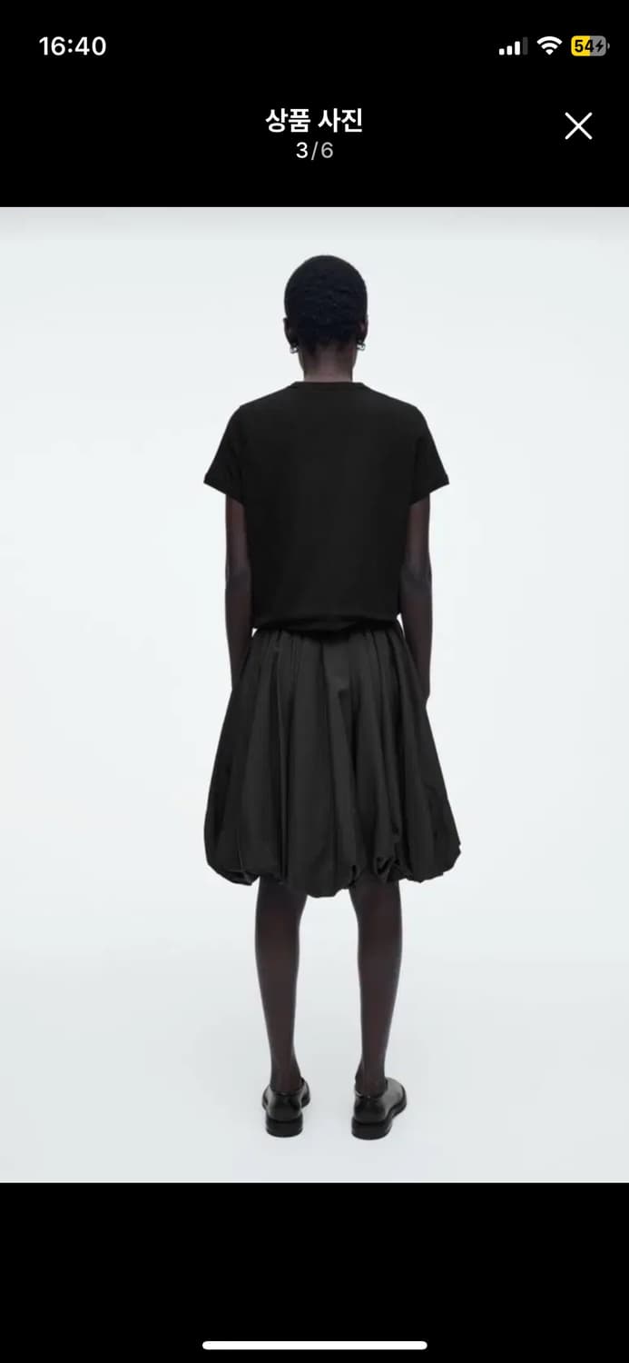 cos 벌룬 미디스커트 32사이즈 상품이미지3