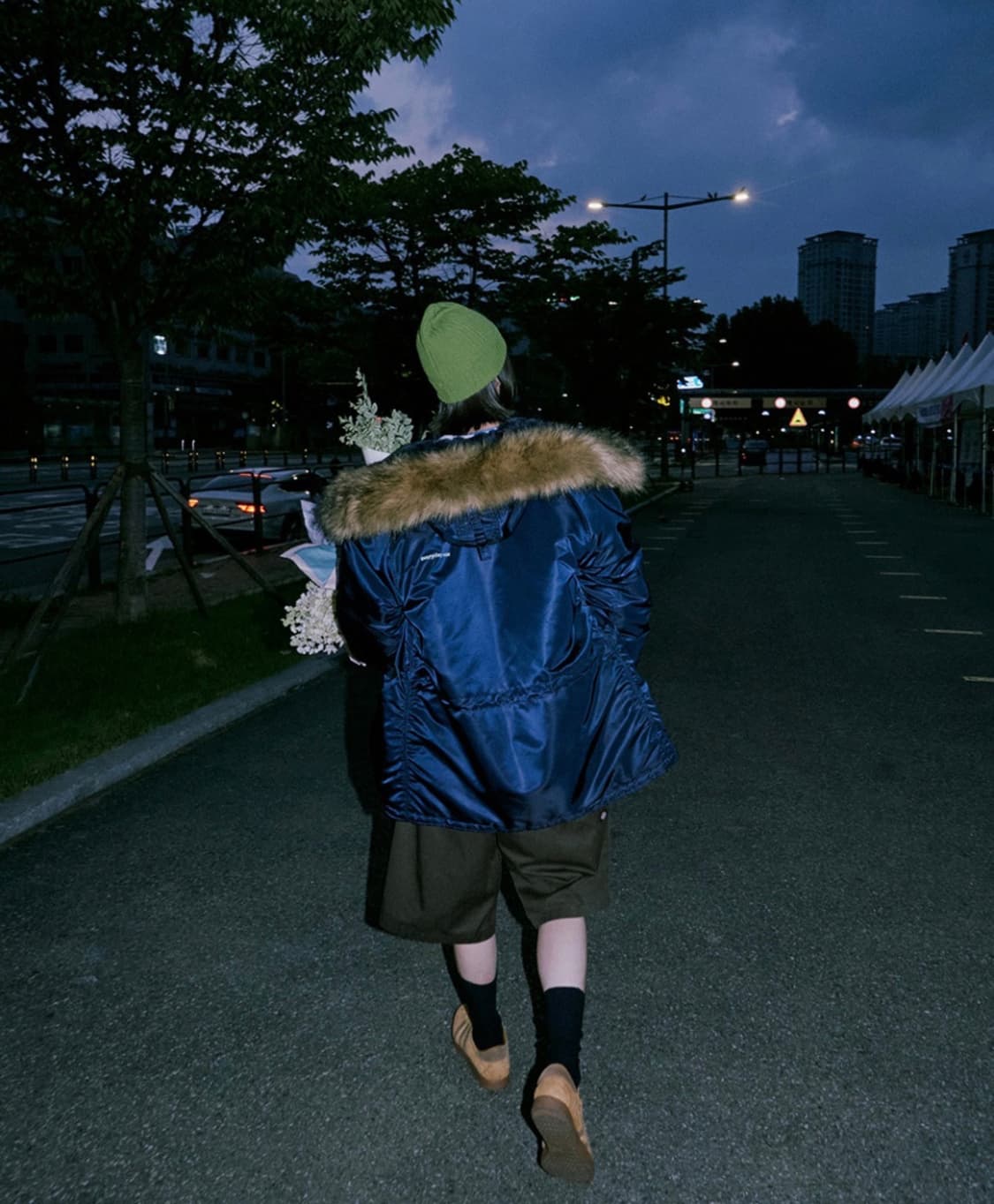 MMLG x 알파 인더스트리 n-3b 콜라보 네이비 레귤러핏 XL 상품이미지8