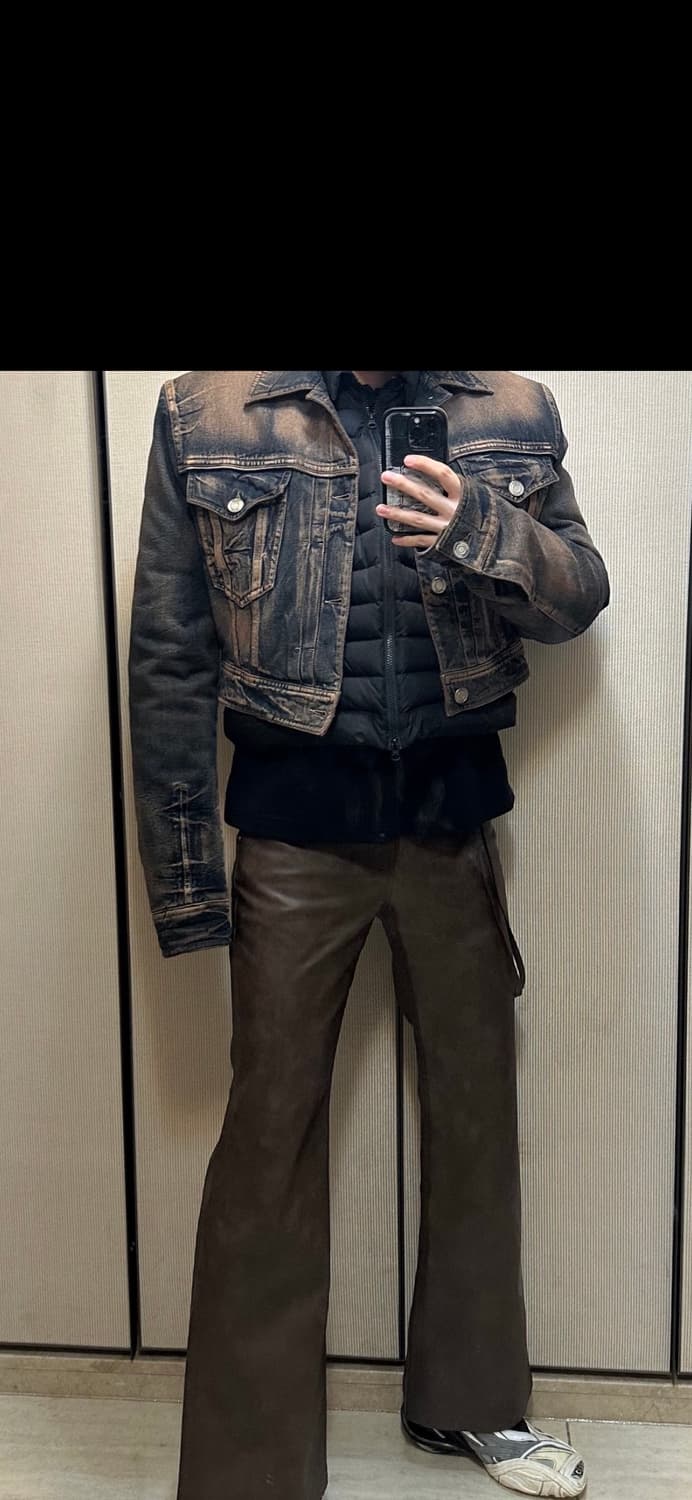 준지 [Runway] Denim Cropped Trucker 자켓 상품이미지1