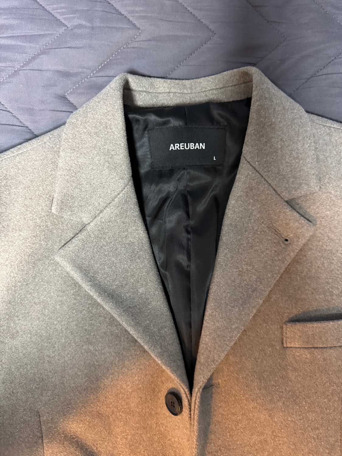 소프트 울 오버핏 블레이저 코트(코코아색 _XL) 상품이미지5