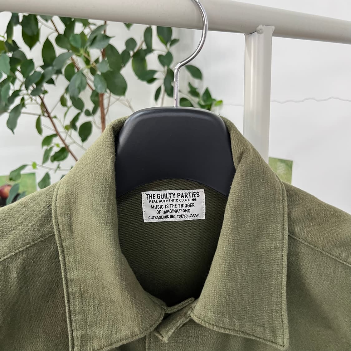 와코마리아 밀리터리 셔츠 S 상품이미지3