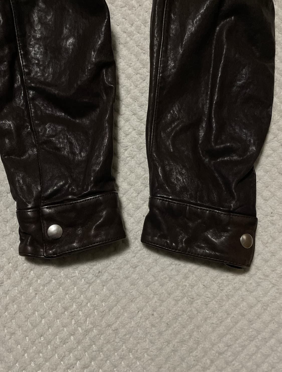 램스킨 다크브라운 양가죽레더자켓 상품이미지10