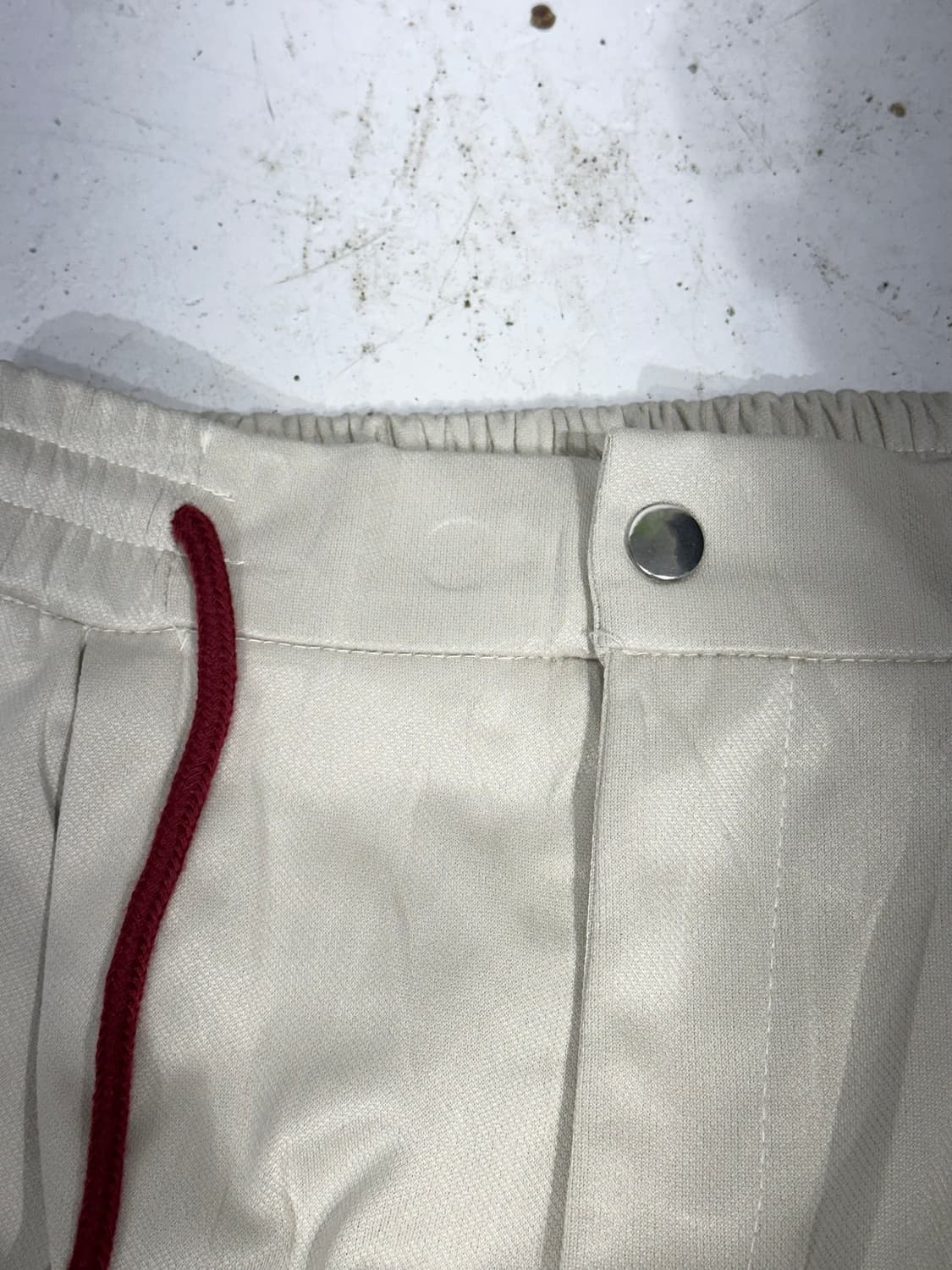 일본 빈티지 베이지 버건디 사이드 라인 와이드 트랙 팬츠 추리닝 바지  상품이미지7