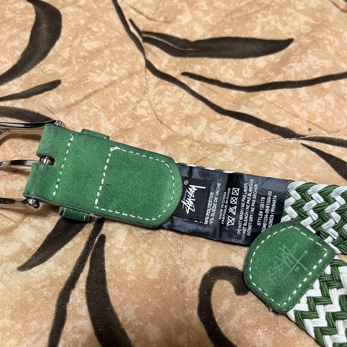 10s 스투시 브레이디드 엘라스틱 벨트 상품이미지4