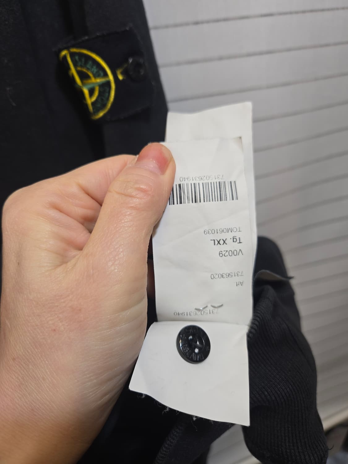 스톤아일랜드 블랙 맨투맨 티셔츠 상품이미지6