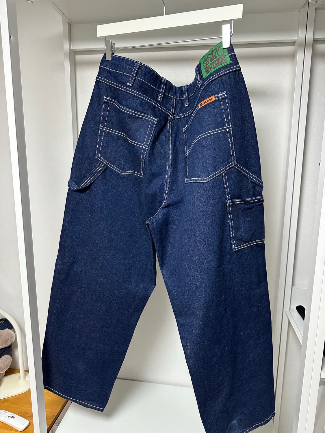 버터굿즈 와이드 배기 데님 팬츠 34 급처 상품이미지4