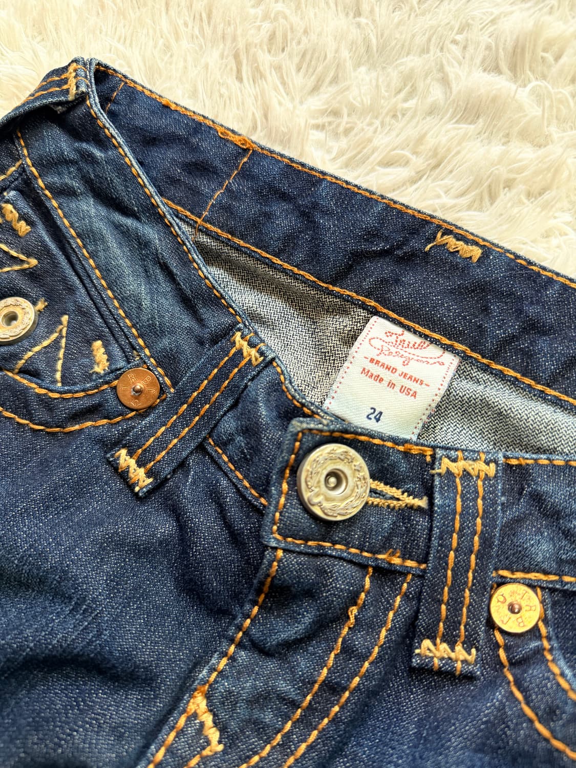 트루릴리전(True Religion) 여성 빈티지 데님 팬츠 상품이미지6