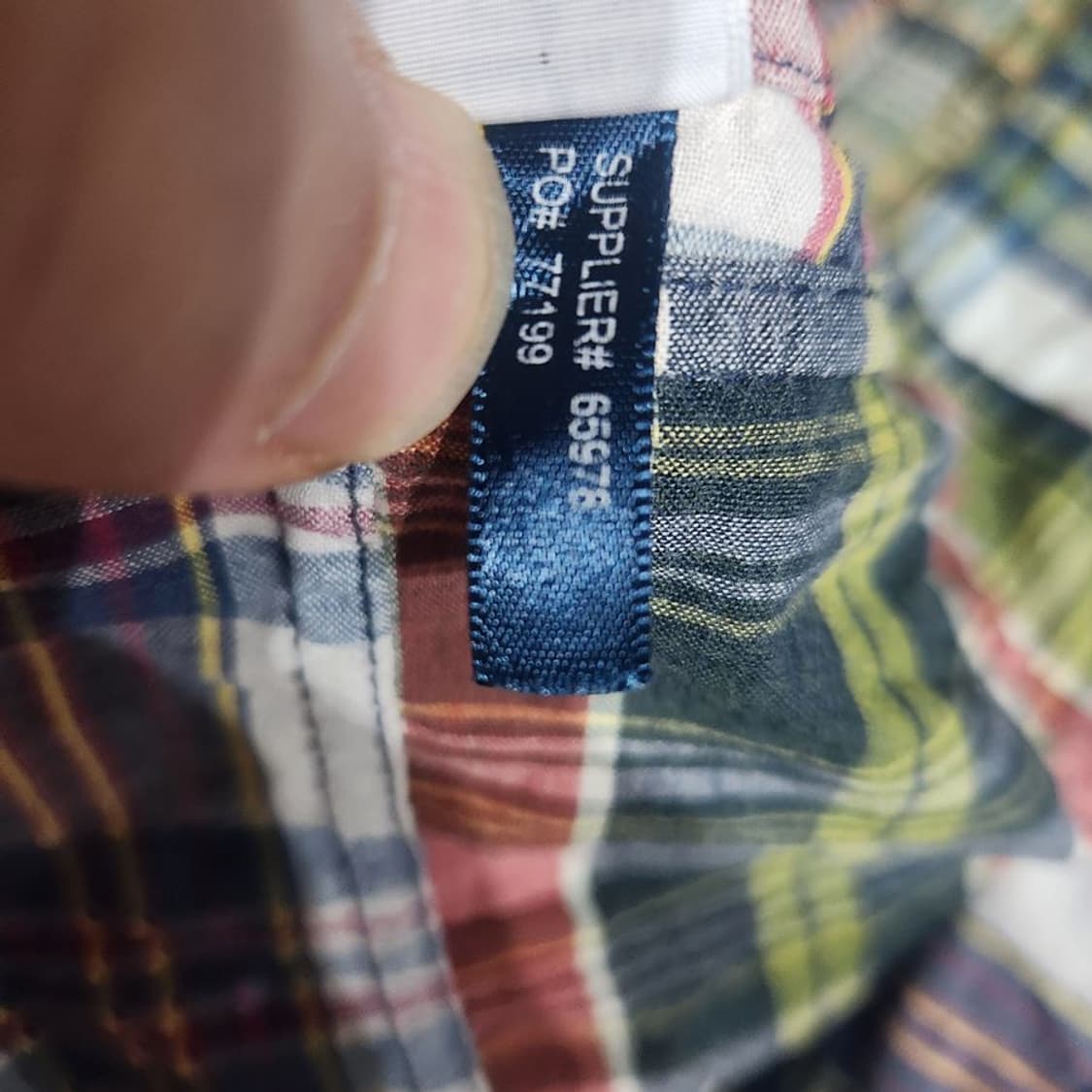 [남S]폴로랄프로렌 마드라스 패치 셔츠[Y63-203] 상품이미지9