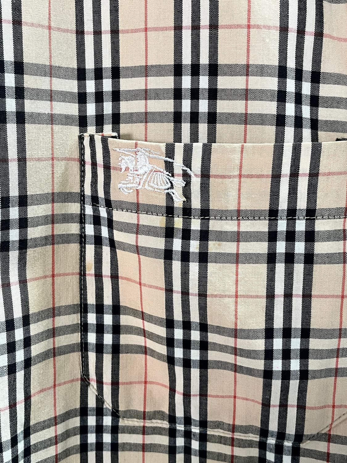 버버리 노바체크 반팔 셔츠 (on.232) 상품이미지5