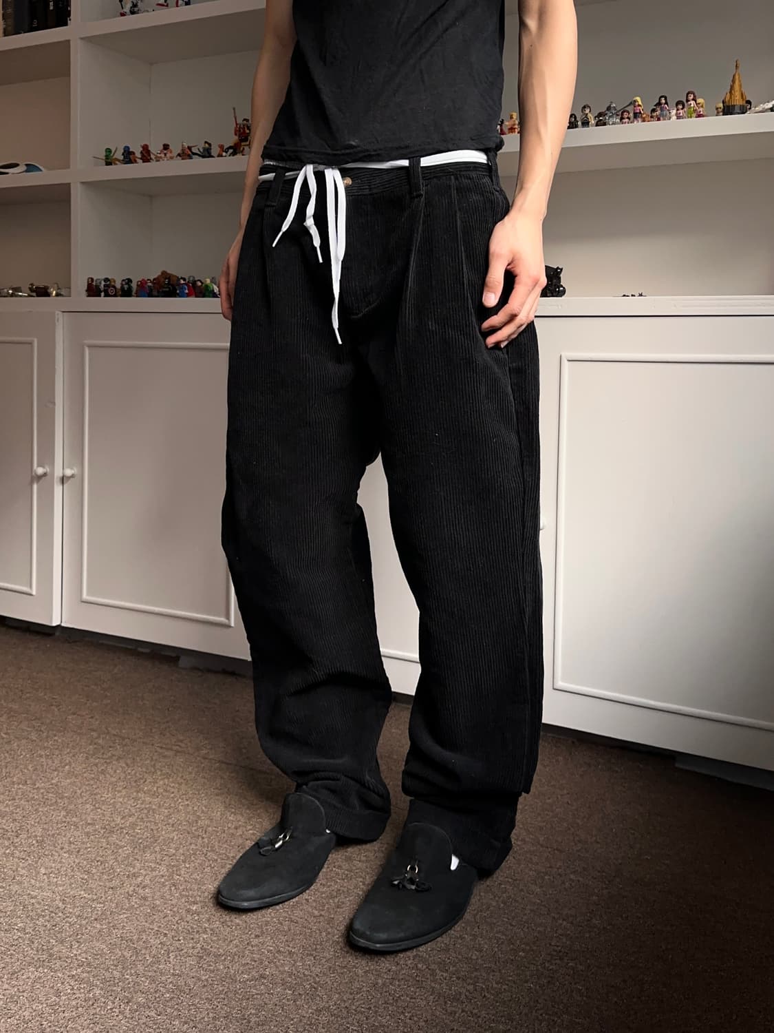 RealThings 코듀로이 테이퍼드 트라우저 상품이미지4