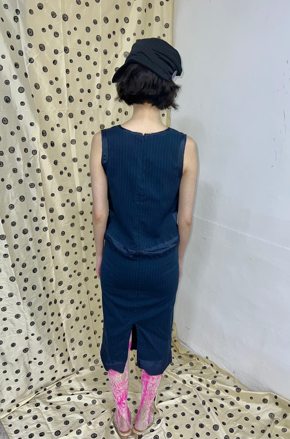 90s-00s 마틴 마르지엘라 아카이브 드롭 웨스트 핀스트라이프 원피스 상품이미지4