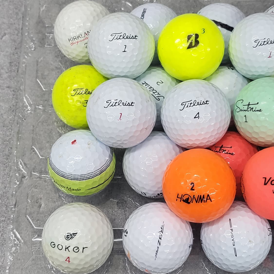 다양한 브랜드의 골프공(로스트) 30개 일괄 상품이미지2