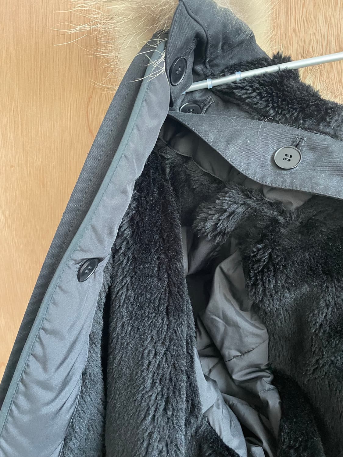 라드뮤지션 퍼 후드 모즈코트 상품이미지6