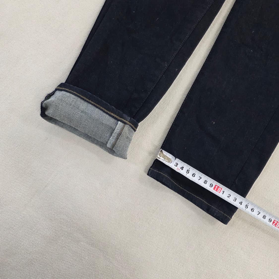 66 유니클로진스 진청 데님 팬츠 0224J 상품이미지8