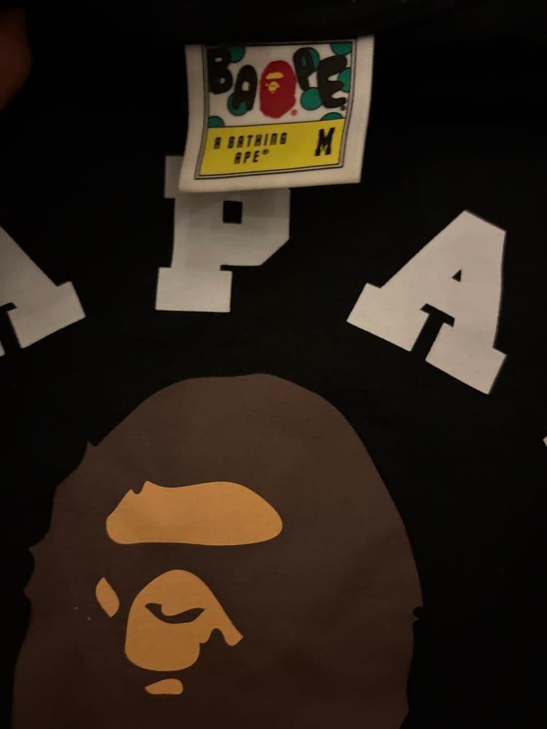 베이프 재팬 컬리지 시티 롱슬리브 티셔츠 블랙 상품이미지2