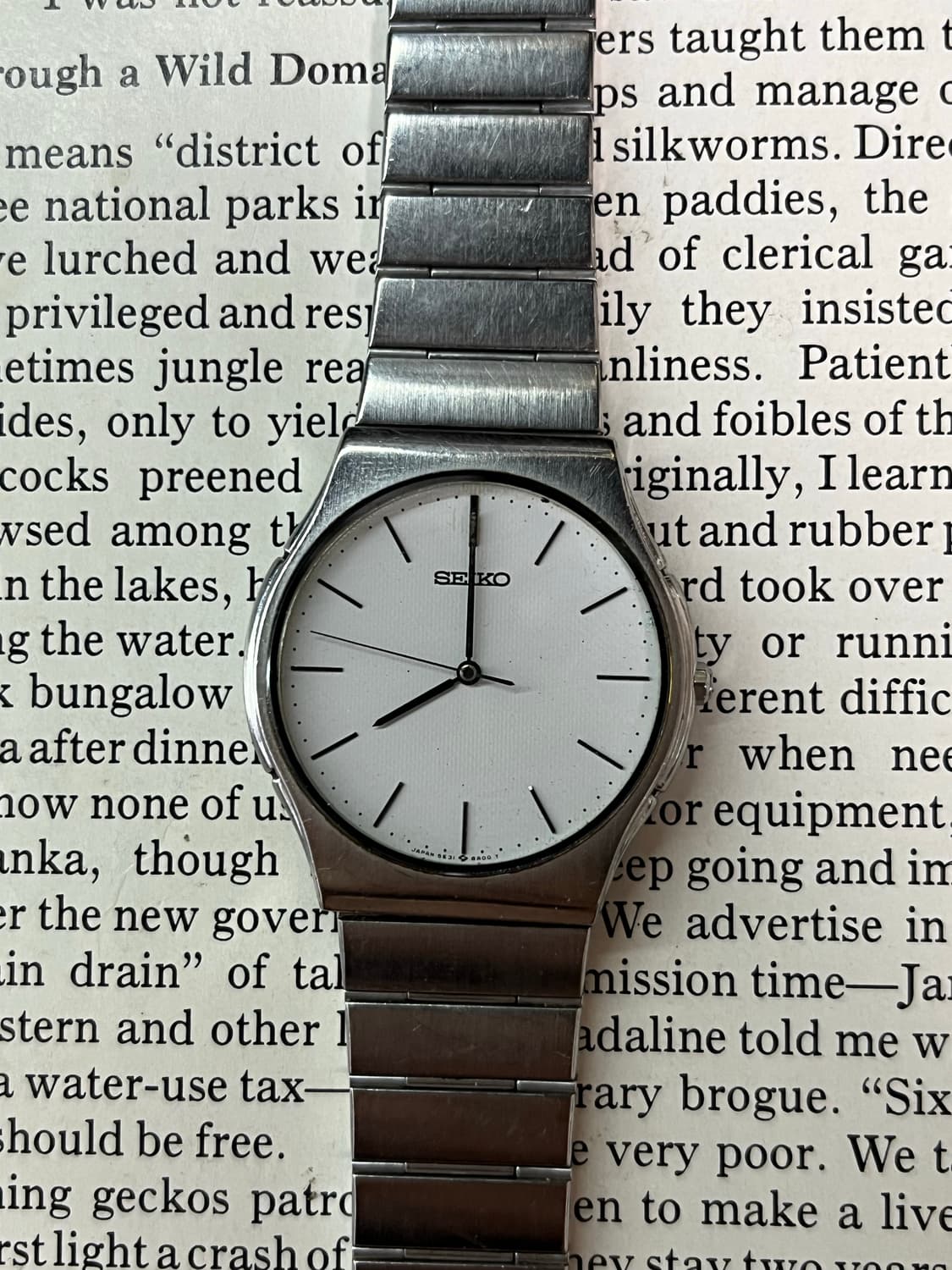  SEIKO 미니멀 크림 다이얼 쿼츠 상품이미지2