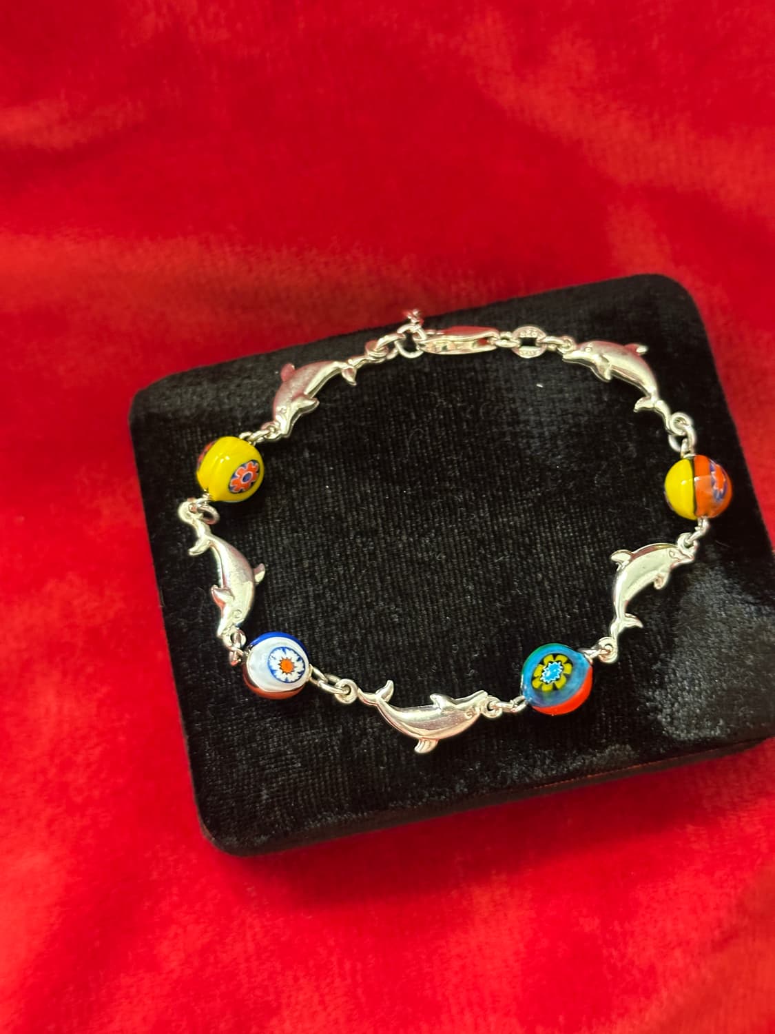 Vintage 925 Sterling Silver Murano Mille 상품이미지2