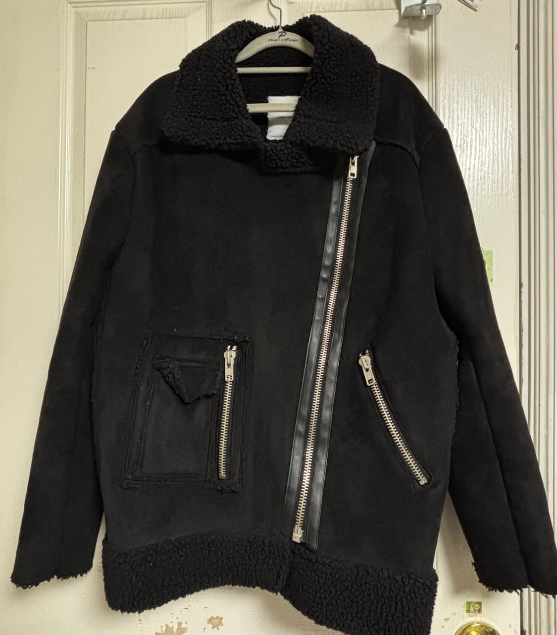 라티젠 무스탕 자켓 블랙 free 사이즈 상품이미지1