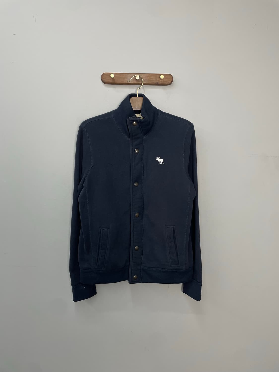 아베크롬비 버튼 네이비 가디건 스웻셔츠 H1662 상품이미지2