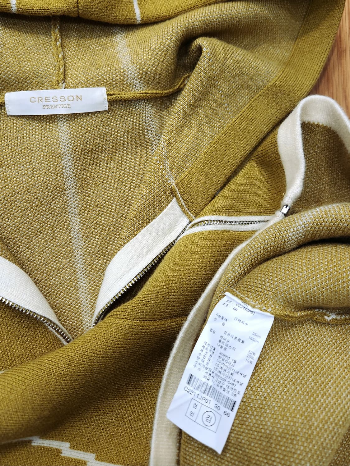 (새상품)크레송 프레스티지 니트 후드 상품이미지6