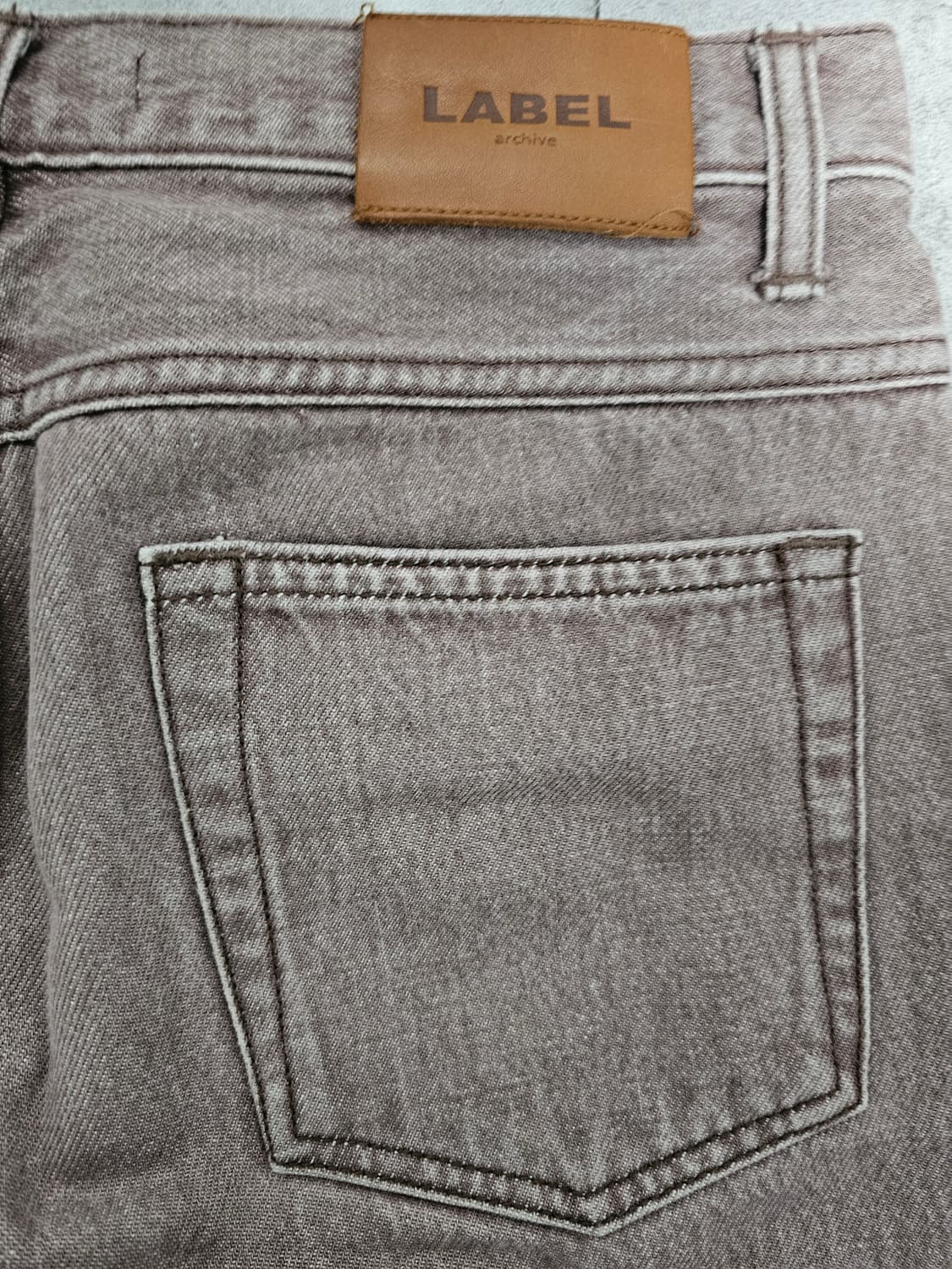 Label 아카이브 스트레이트 핏 핑크 팬츠 상품이미지3